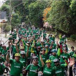 Maio Amarelo ganha força em Campo Largo  com passeio ECOBIKE Via Araucária
